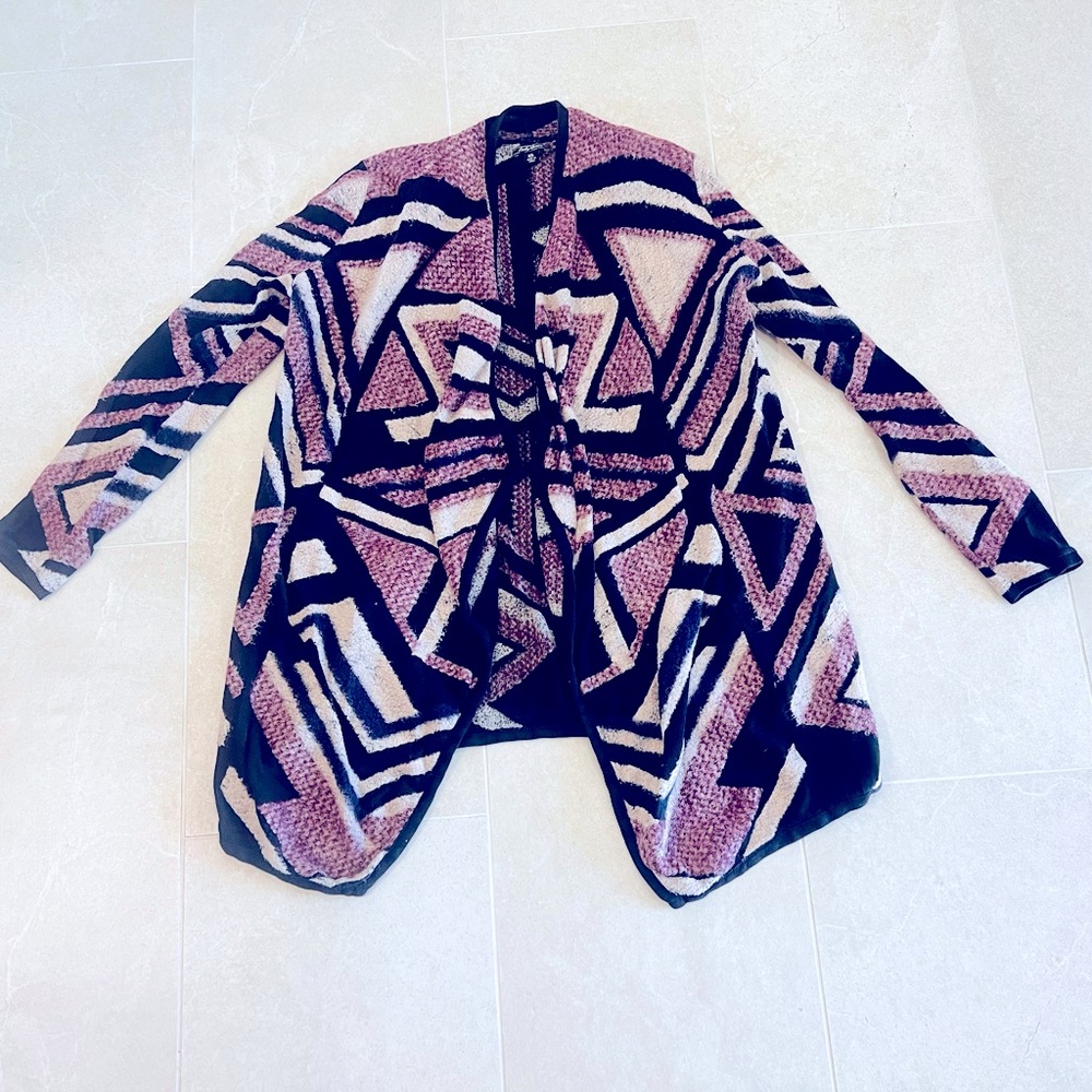 WOMENS LUCKY BRAND LONG SLEEVE CARDIGAN SWEATER SIZE X SMALL